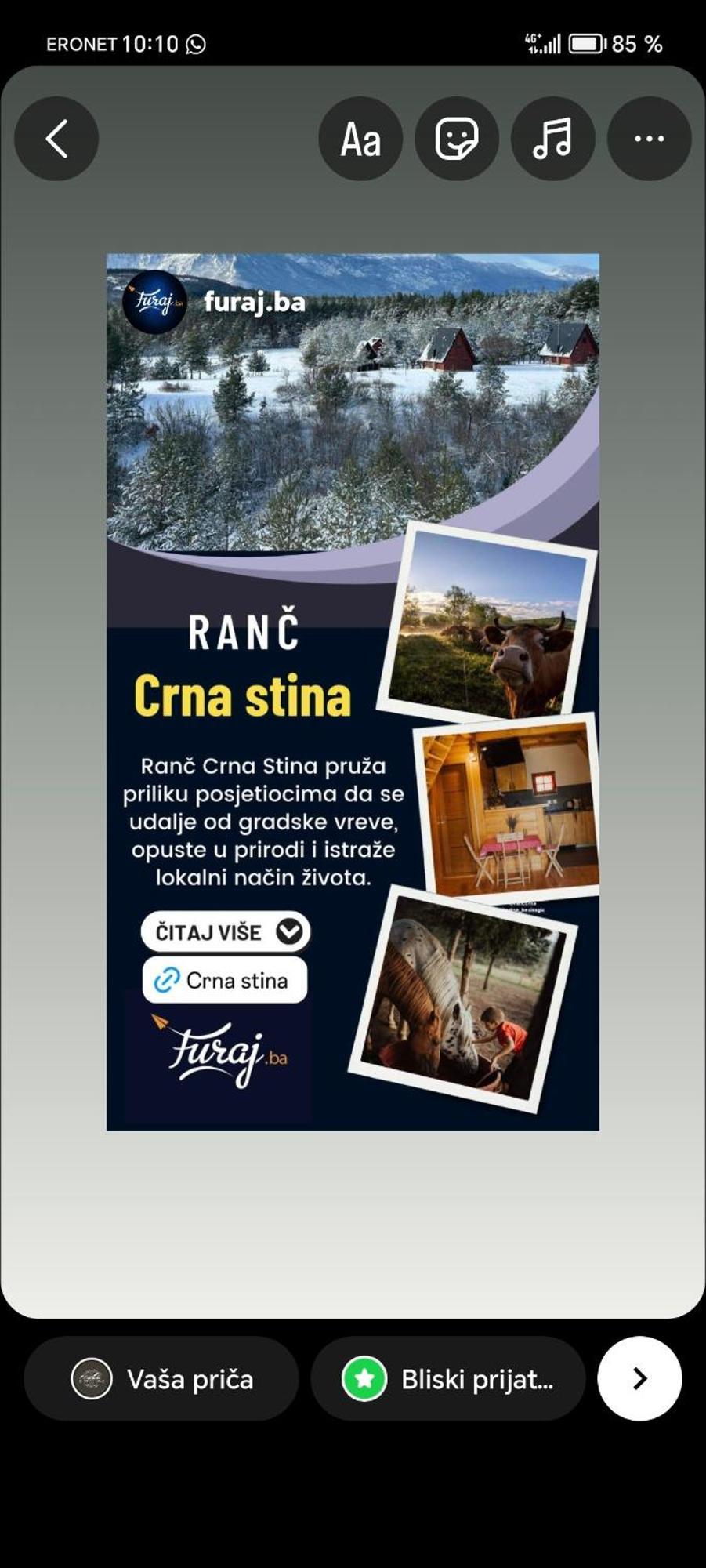 Villa Ranc Crna Stina Livno Exterior foto